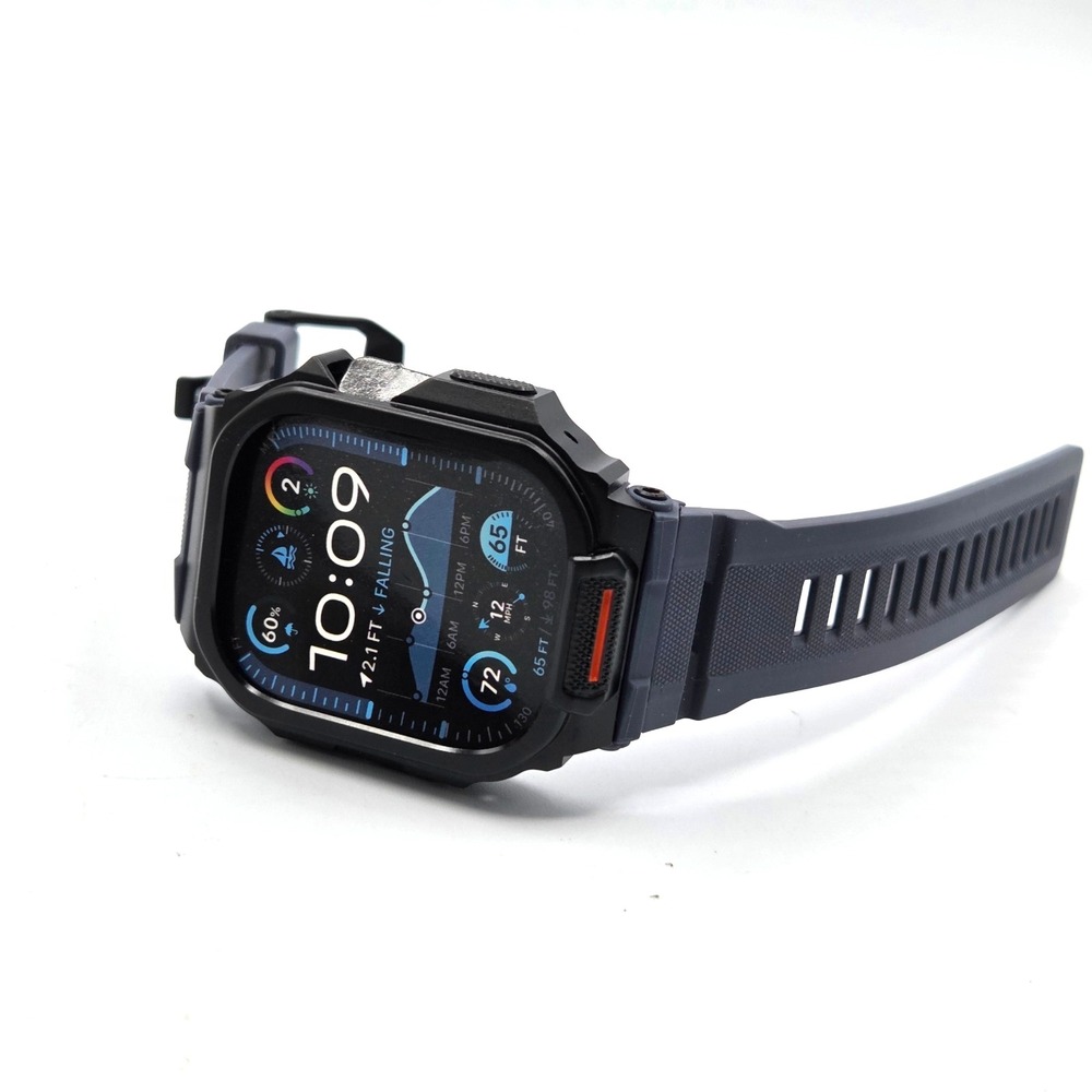 Mens Apple Watch Band 40mm - 49mm Titanium & Ceramic Case GPS LTE WR 100m Dive